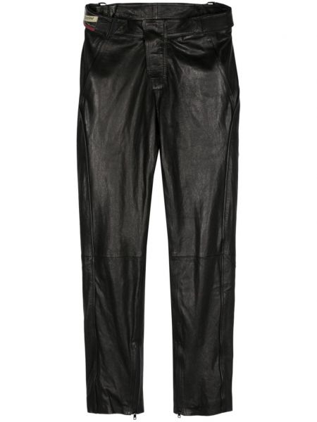 Pantalon droit en cuir Martine Rose