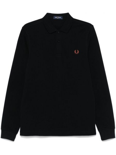 Kirjonta pikeepaita Fred Perry musta