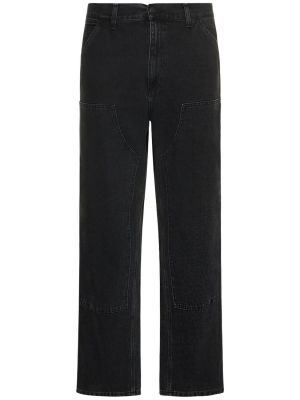 Bavlněné kalhoty Carhartt Wip černé