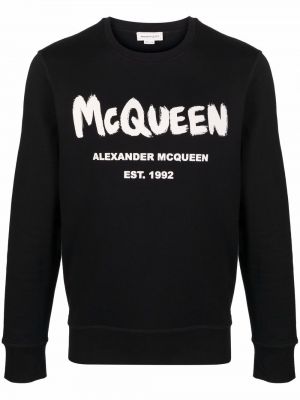 Raštuotas džemperis Alexander Mcqueen juoda