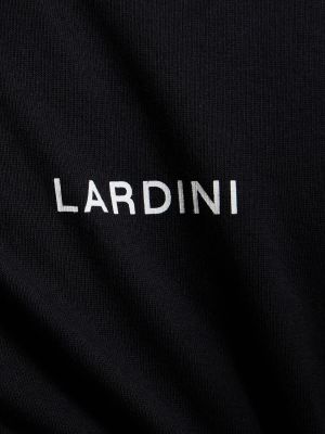 Camiseta de algodón Lardini negro