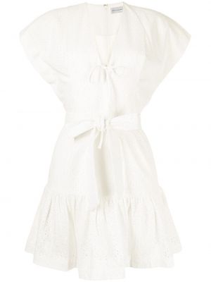 Bílé šaty s výšivkou Rebecca Vallance