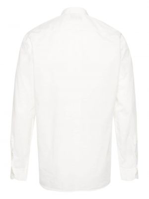 Bavlněná košile Fay bílá