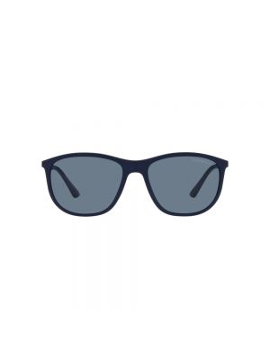 Okulary przeciwsłoneczne Emporio Armani niebieskie