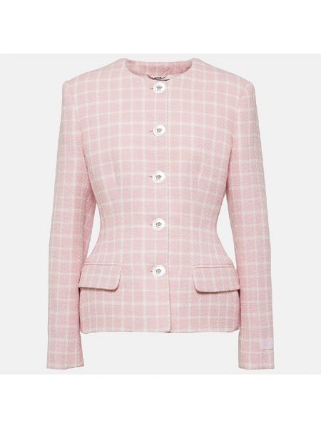 Пиджак Versace розовый