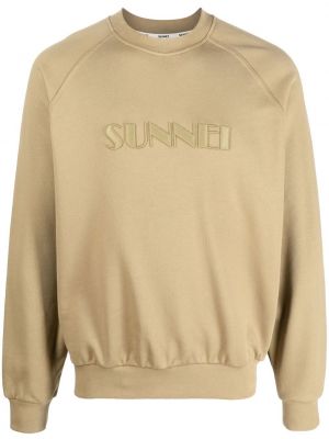 Brodert sweatshirt Sunnei grønn