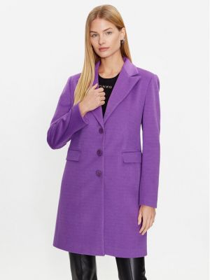Priliehavý kabát Fracomina fialová