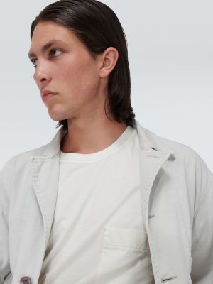 T-shirt en coton oversize Lemaire blanc