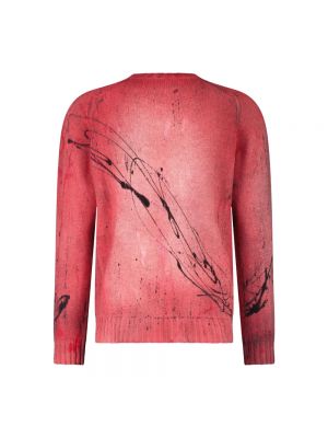 Sudadera de cachemir de tela jersey con estampado de cachemira Avant Toi rojo