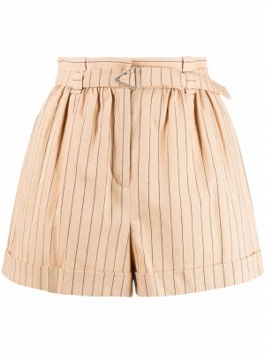 Stripete bomull shorts Maje