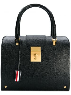 Leder shopper handtasche Thom Browne