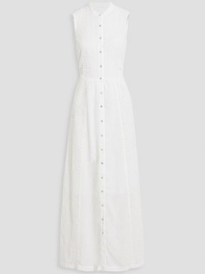 Длинное платье 120% Lino белое