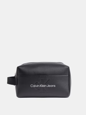 Neceser con cremallera Calvin Klein negro