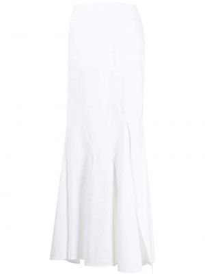 Maxi φούστα A.w.a.k.e. Mode λευκό