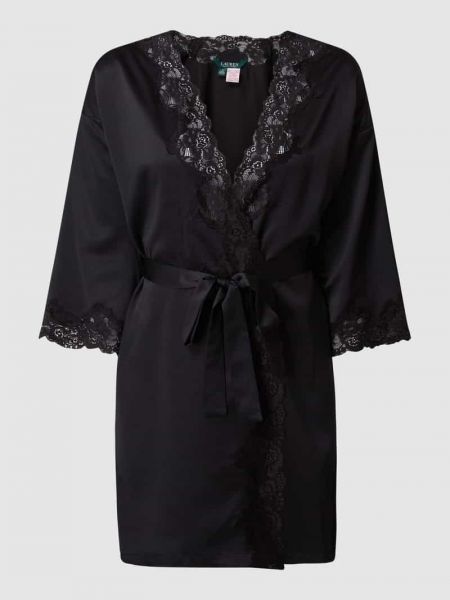 Piżama koronkowa Lauren Ralph Lauren czarna