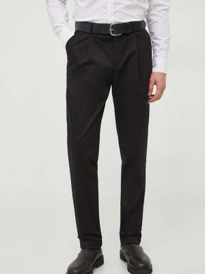 Jednobarevné kalhoty Michael Kors černé