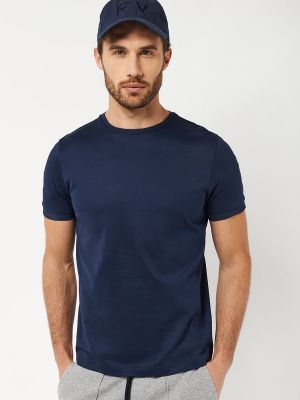 Camiseta manga corta Roberto Verino azul