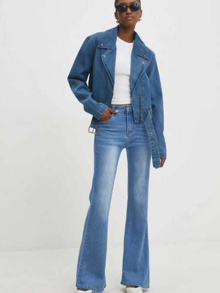 Kurtka jeansowa Answear Lab niebieska
