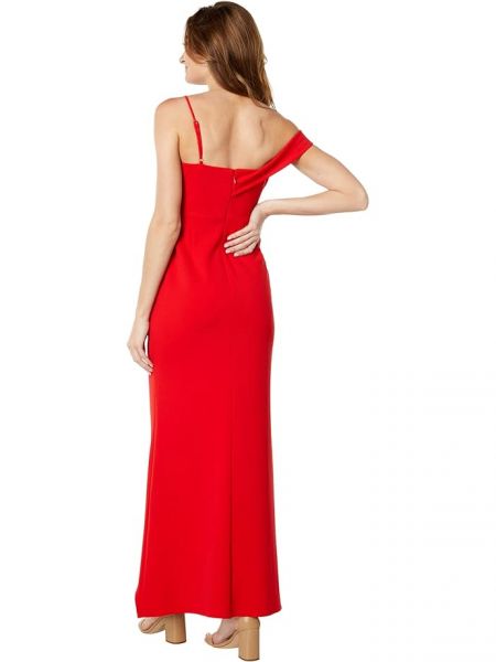 Лаковое платье Bcbgmaxazria красное