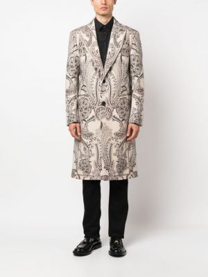Kabát s potiskem s paisley potiskem Philipp Plein