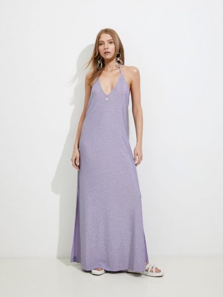 Платье Emporio Armani фиолетовое