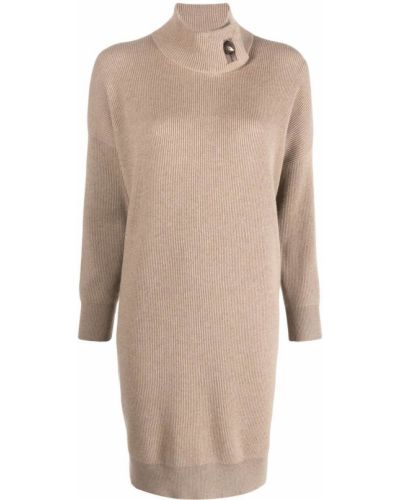 Kashmir dress Brunello Cucinelli brun