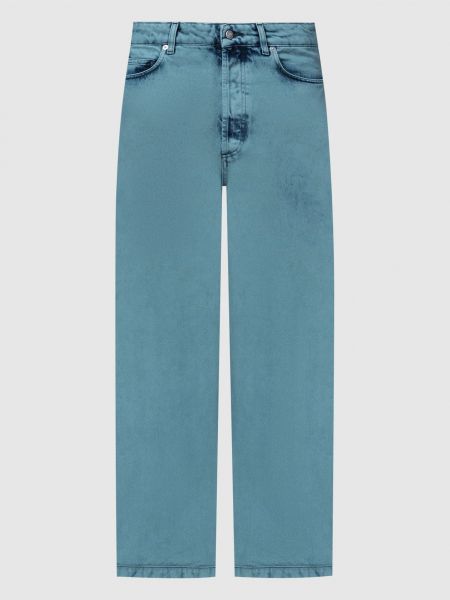 Прямые джинсы с принтом A-cold-wall* голубые