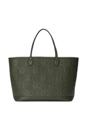 Τσάντα shopper Gucci πράσινο