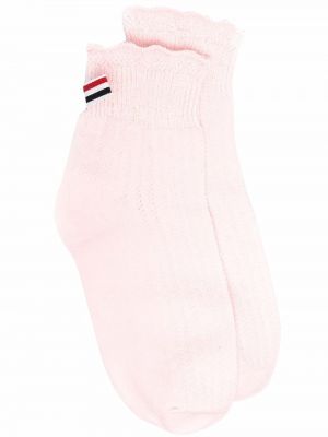 Sockor med rosetter Thom Browne rosa