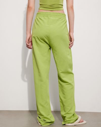 Широки панталони тип „марлен“ Envii зелено