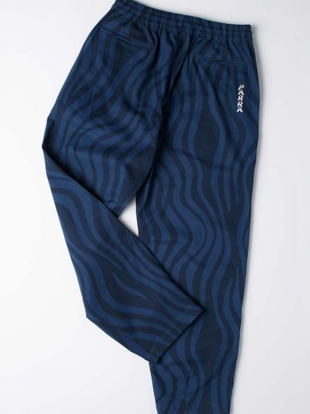 Proste spodnie w paski By Parra niebieskie