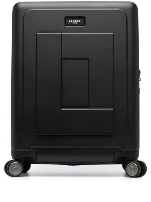 Кожаный куфар Lancel черно