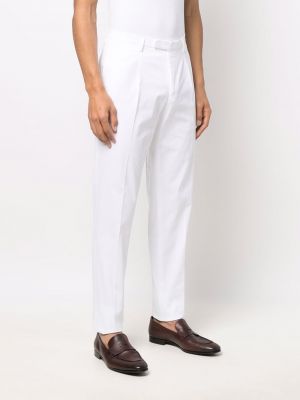 Rovné kalhoty Boglioli bílé
