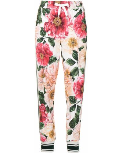 Pantalones de chándal de flores Dolce & Gabbana
