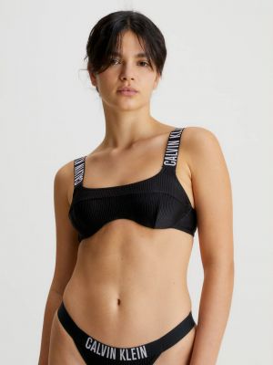 Dámský vrchní díl plavek Calvin Klein Underwear - Černá