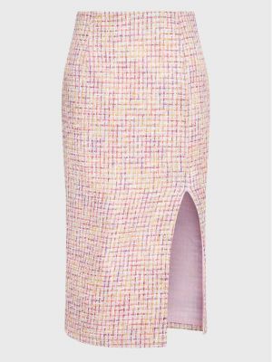 Slim fit pouzdrová sukně Glamorous růžové