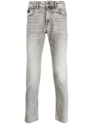 Džínsy s rovným strihom Versace Jeans Couture sivá