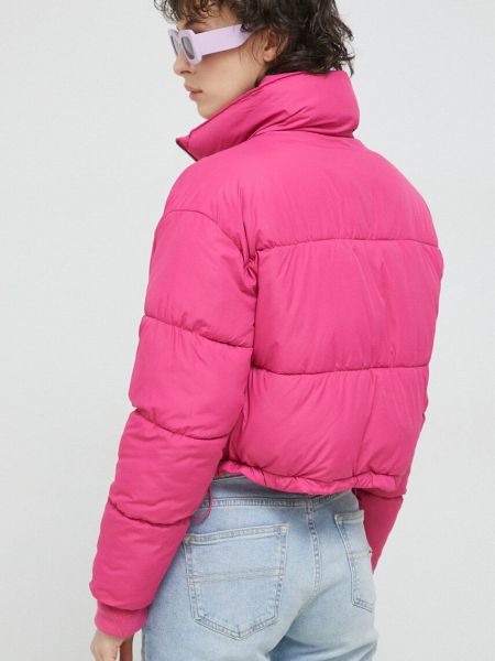 Téli kabát Hollister Co. rózsaszín