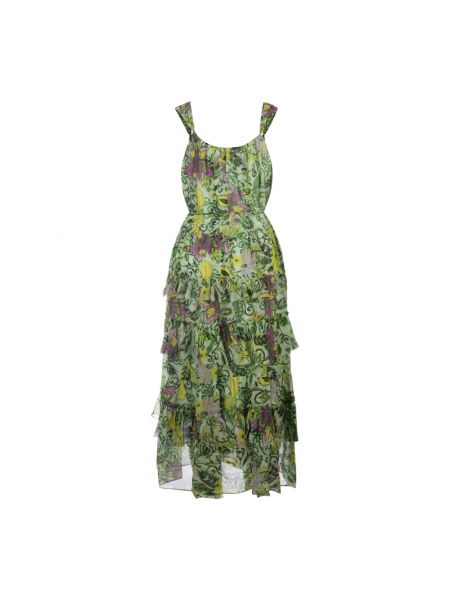 Sukienka midi z wzorem paisley Diane Von Furstenberg zielona