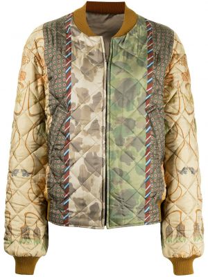 Chaqueta bomber de flores con estampado Pierre-louis Mascia