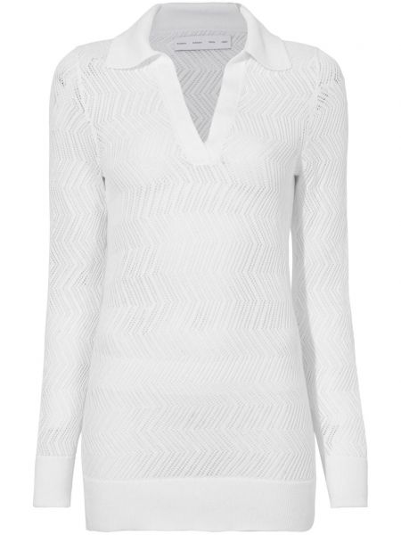 Dzianinowy sweter Proenza Schouler White Label biały