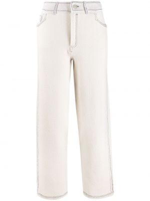 Плетени панталон Barrie бяло