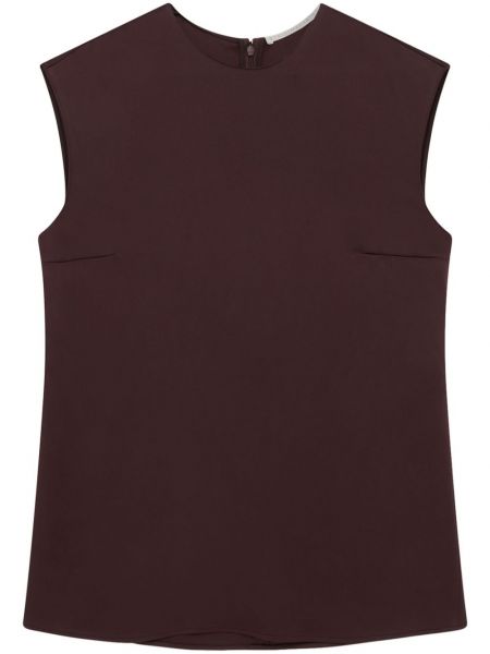 Ærmeløs top Stella Mccartney brun