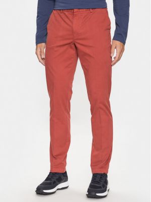 Pantaloni chino slim fit Boss roșu