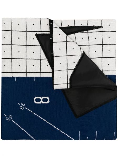 Pañuelo con estampado con estampado geométrico A-cold-wall* negro