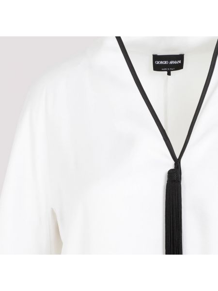 Camisa de seda manga larga Giorgio Armani