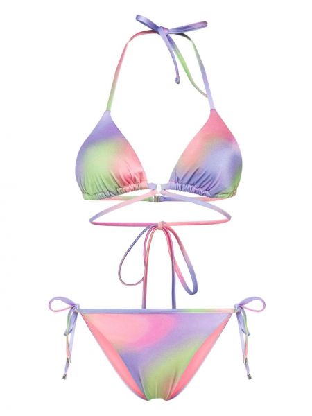Abstrakter bikini mit print Emporio Armani Pink