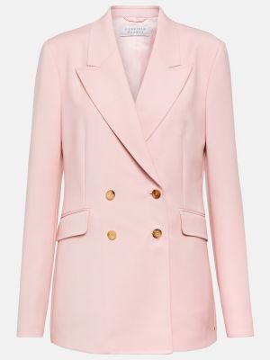 Blazer di lana Gabriela Hearst rosa