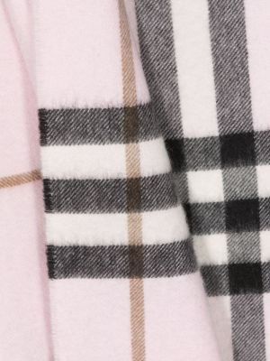 Karierter kaschmir schal Burberry pink