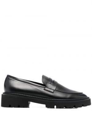 Pantofi loafer din piele Paul Warmer negru